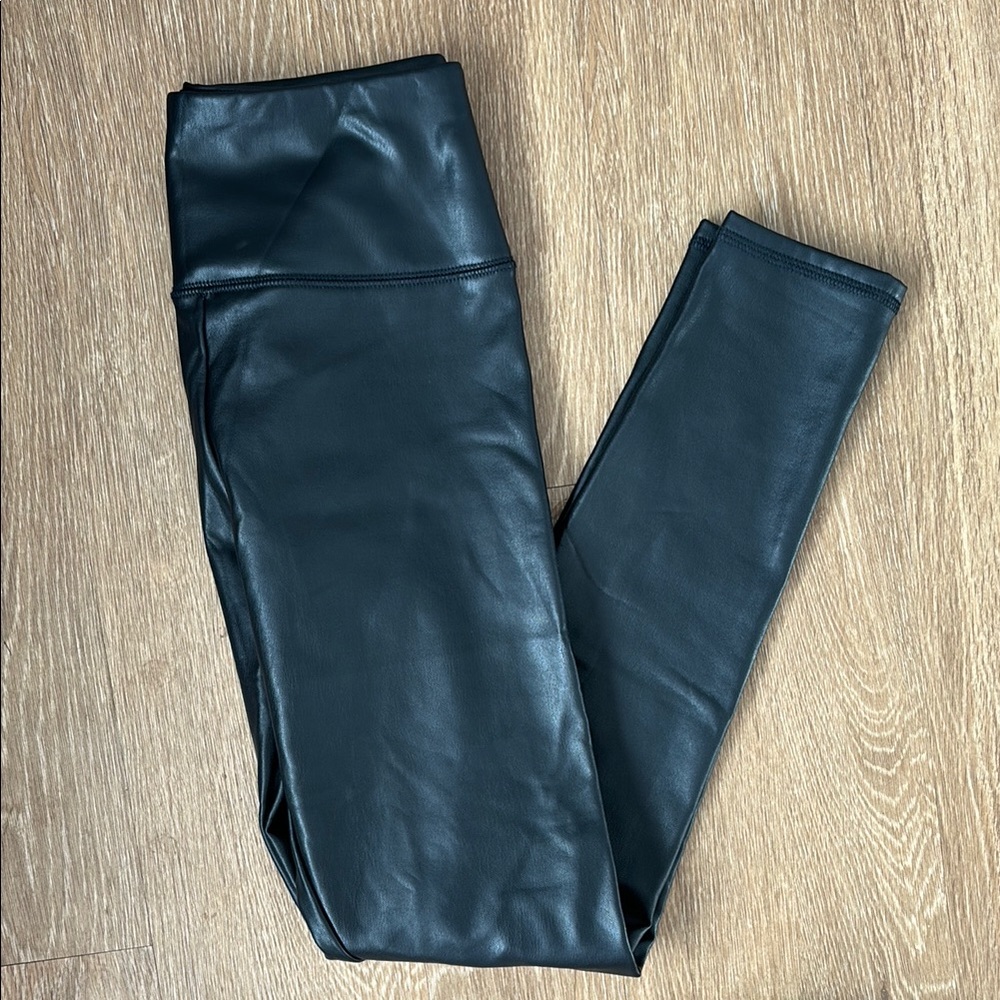 Hollister Black leather leggings